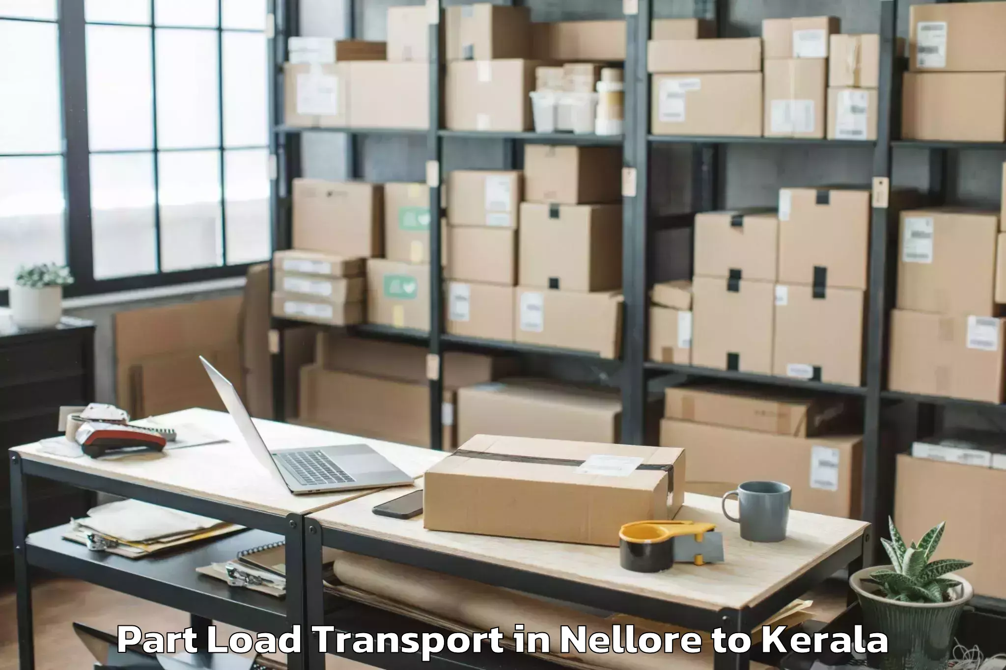 Easy Nellore to Pappinisseri Part Load Transport Booking